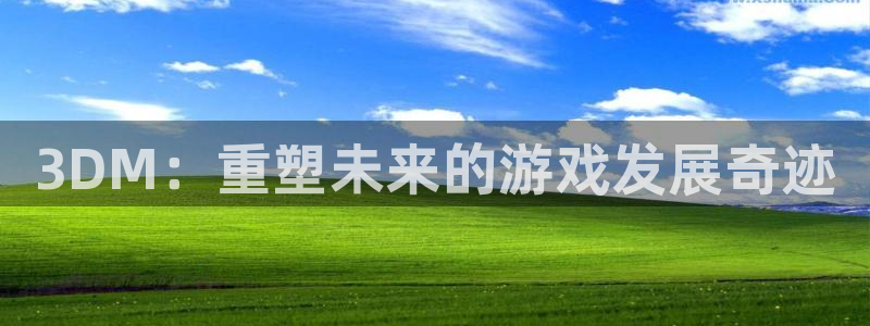 沐鸣2测速登陆：3DM：重塑未来的游戏发展奇迹