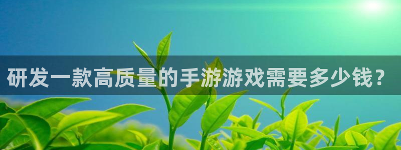 沐鸣娱乐2登录：研发一款高质量的手游游戏需要多少钱？